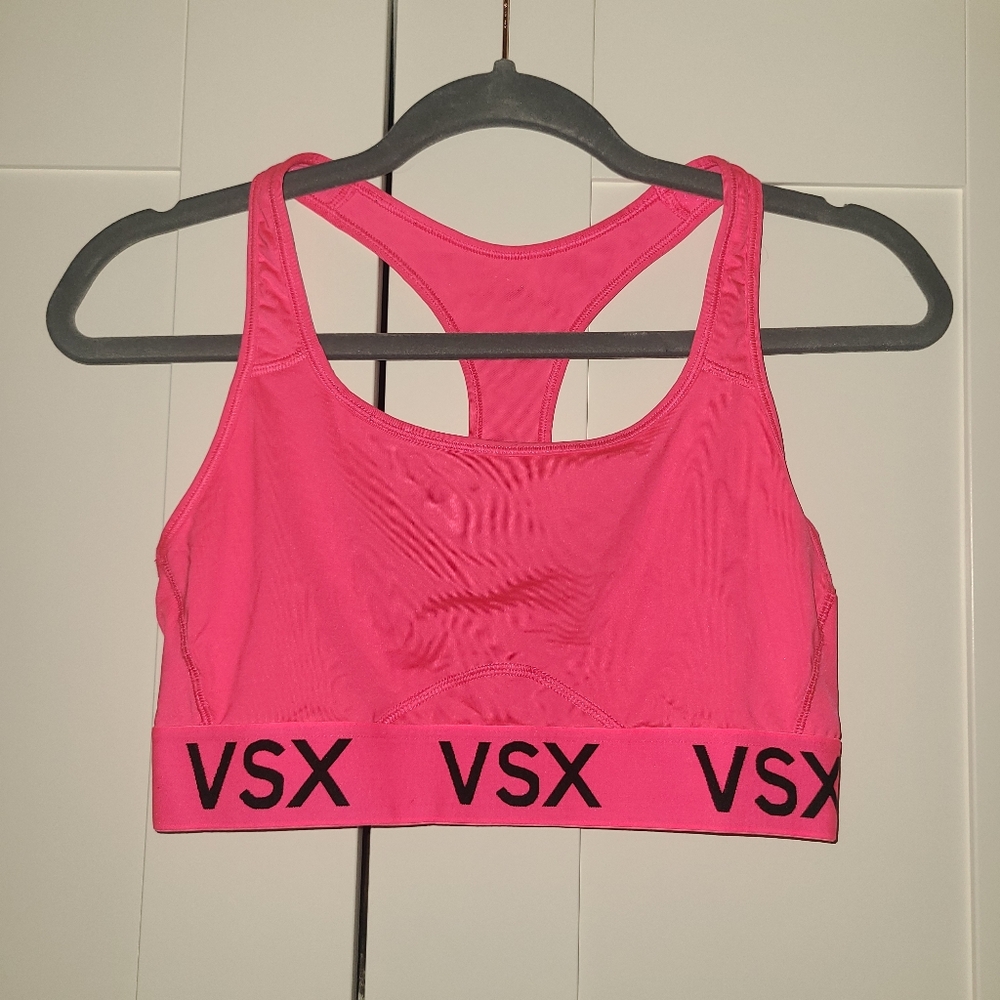 Women's Victoria's Secret Sport ( VSX ) Pink Sports Bra Size M